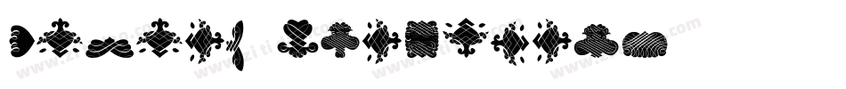 Bodoni Ornaments字体转换